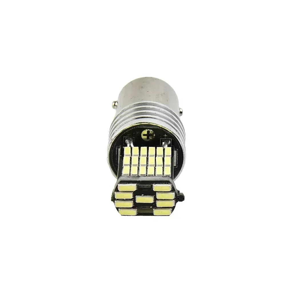 2 Pcs 12V Car LED Lights Turn Signal Reverse Brake P21W 1156 BA15S Waterproof 6500K Xenon Bulb Accessories