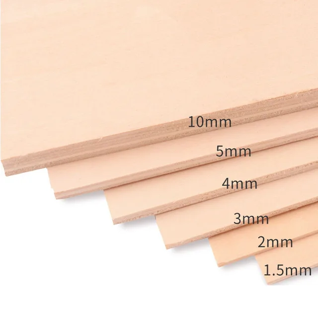 멀티 사이즈 항공 모델 레이어 보드 참피나무 합판 판자 DIY 나무 모델 재료 용품