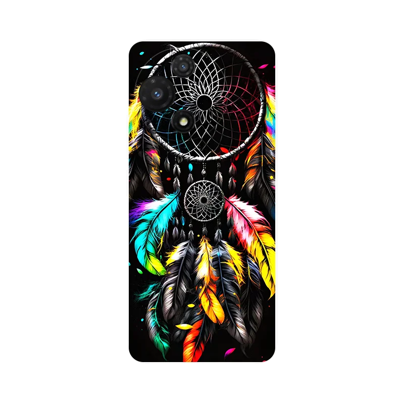 Black TPU Soft Silicone Cute Cat Phone Protective Back Cover Case