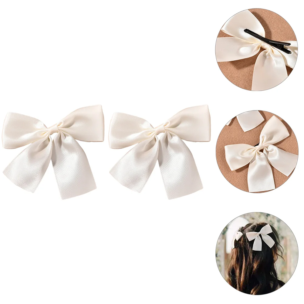 

2pcs Fashion Hairpin Bow Hair Clip Bowknot Barrette Hair Accessory for Bride