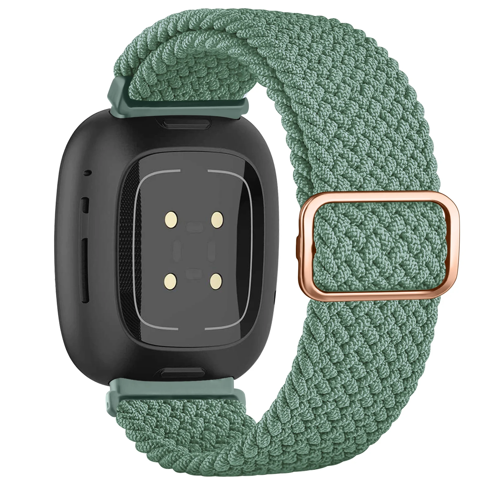 Braided Solo Loop Adjustable Nylon Sport Watchband Bracelet Strap