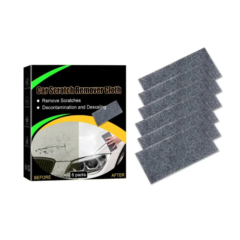 

6Pcs rayhong Car Scratch Repair Cloth Car Scratch Repair Cleaning Cloth Cloth Car Scratch Remover