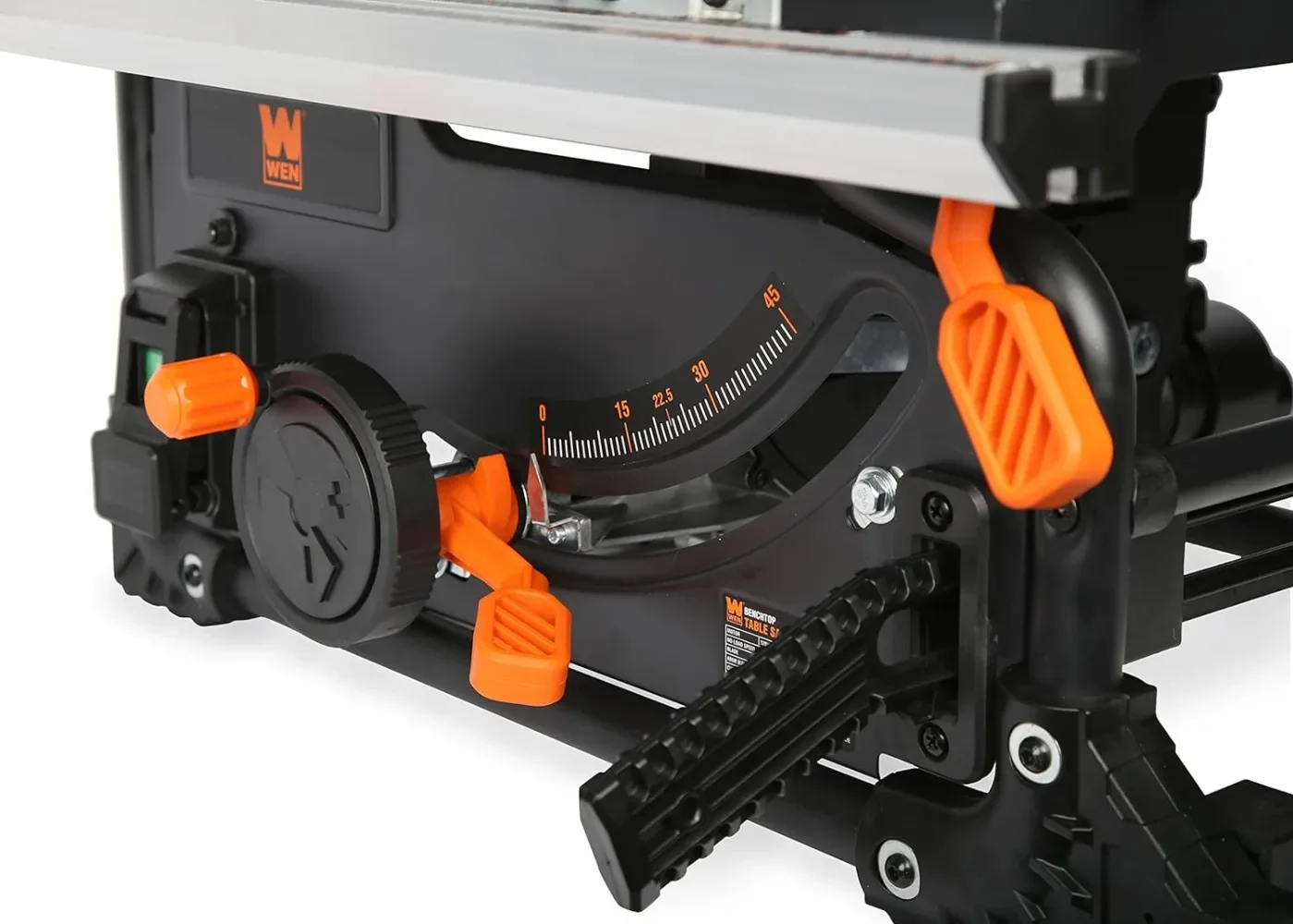 11-Amp 8.25-Inch Compact Benchtop Jobsite Table Saw, Black Easy Storage Transportation TT0811