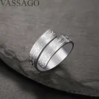 Adjustable Islamic Ayatul Kursi Bracelet Muslim Allah Quran Rings Arabic Calligraphy Openable Rings Islam Eid Islamic Jewelry 2