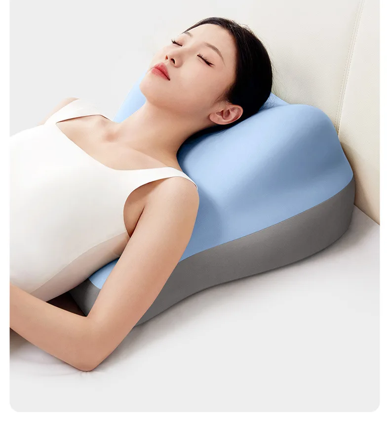 Lumbar Support Cushion Office Chair Pillow Backrest Cushion for Long Sitting Dorm Bed Back Pain Relief Breathable Mesh Fabric