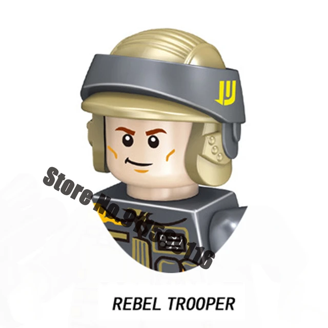 Hoth Rebel Alliance Troopers Rodian Duros Building Blocks Resistance Han Solo Leia Chewbacca Bricks Cassian Andor Figure Kid Toy F-C001