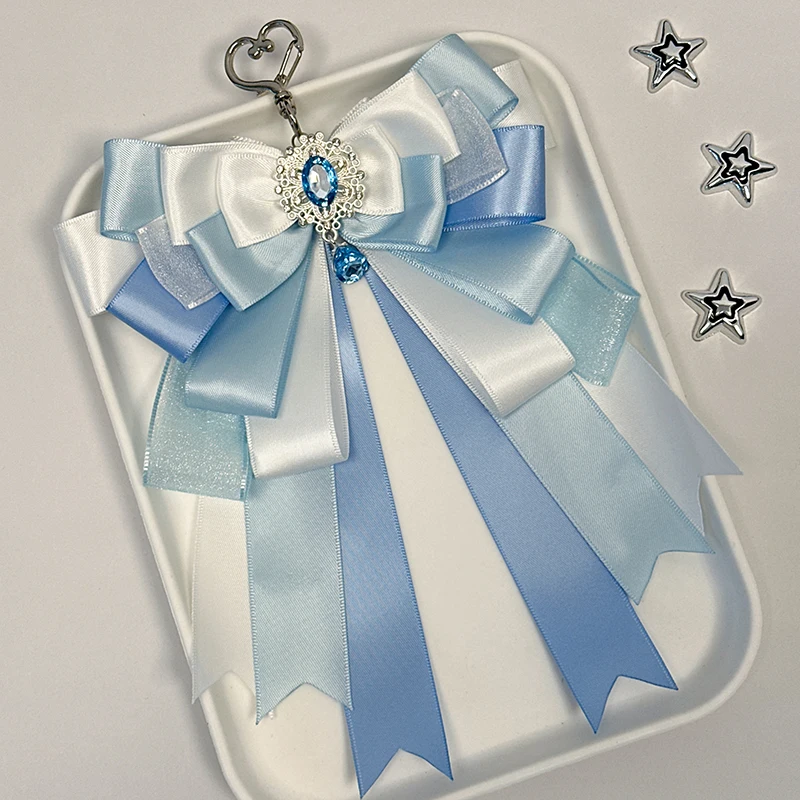 Doppelschichtiger Bogen-Anhänger, vielseitiges Band, Anime Itabag, DIY-Anhänger, Tasche, Lolita, zweidimensionale Itabag-Schmuck, Geschenk für Freunde – Detail 3