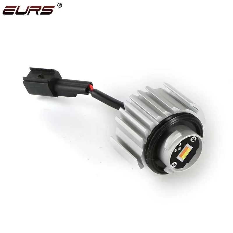 2pcs LED 안개등 전구 자동차 DRL 헤드라이트 듀얼 컬러 화이트 옐로우 도요타 랜드 크루저 300 2021 2022 2023에 적합