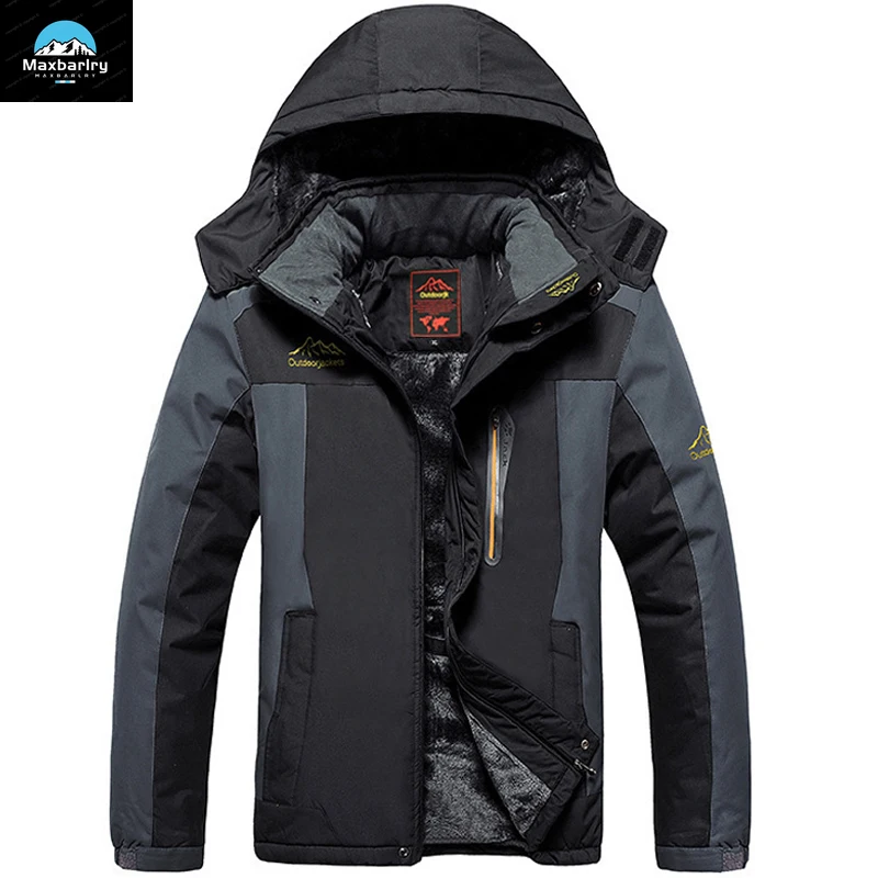Chaqueta De Invierno Para Hombre Talla Grande - Impermeable Y Abrigada - Ideal Para Esquí, Senderismo O Diario - Hasta 4XL