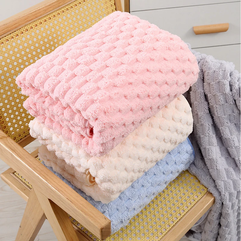 Coral Cloud Velvet Towel Thickened Bath Microfiber Quick-drying Skin-friendly Face Wash Towel bath towels face towel