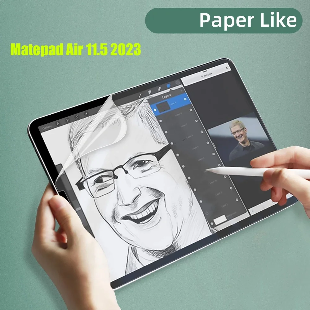 

For Huawei MatePad Pro 11 2024 11.5 2023 Air 11.5 11 10.4 SE 10.1 10.4 Pro 11 T10s T10 Pro 10.8 Screen Protector Paper Feel Film