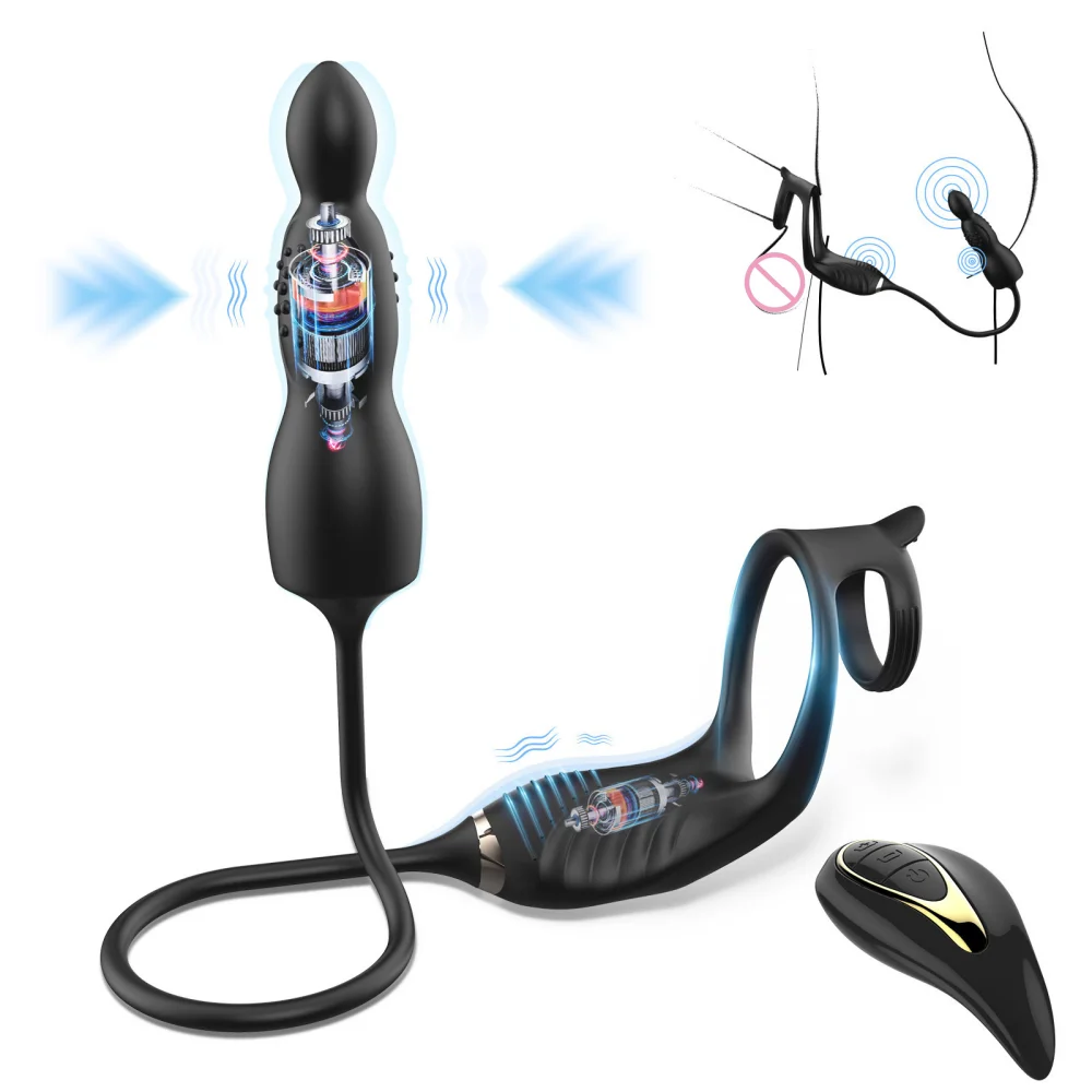 Remote Control Vibrating Anal Sex Toys Prostate Massage Anal Plugs Clitoral Stimulators Gay Masturbation Dildos Adult Products