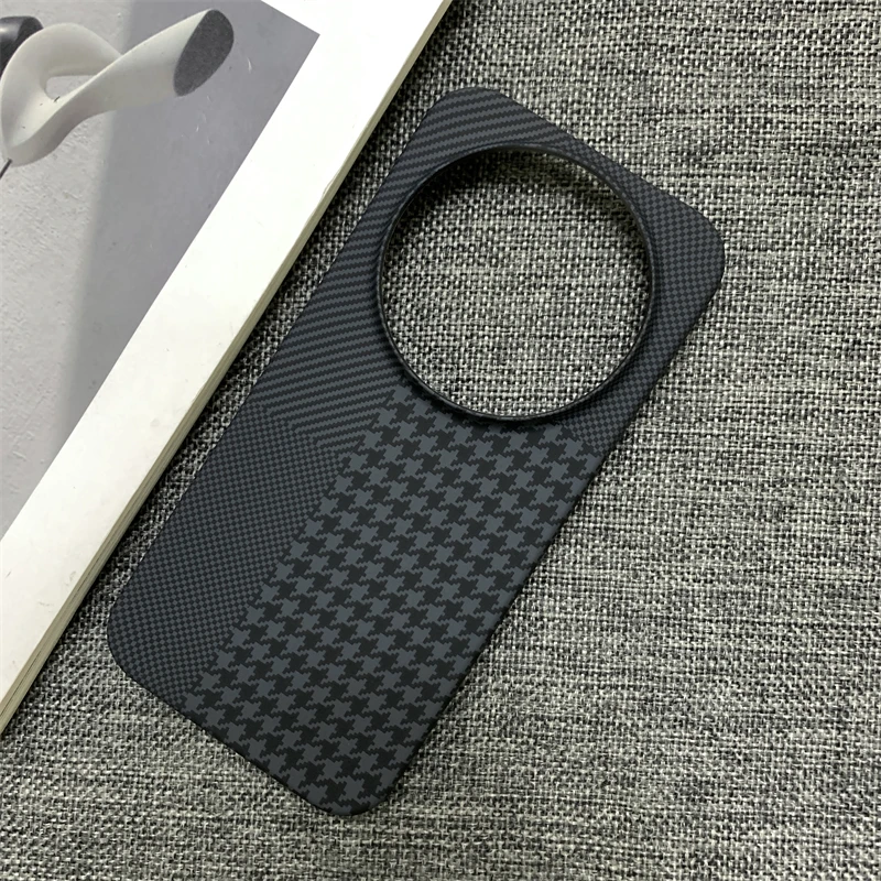 Luxury Slim Carbon Fibre Pattern Shockproof Matte Phone Case