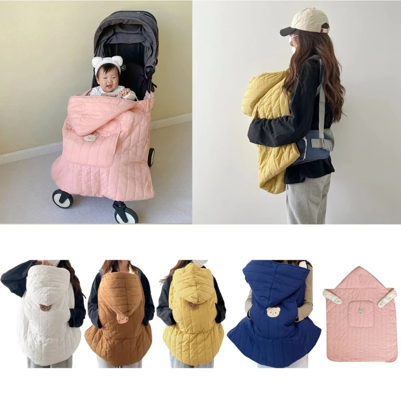 

Baby Travel Blanket Wearable Sleepsack Winter Stroller Quilt Outdoor Travel Gear