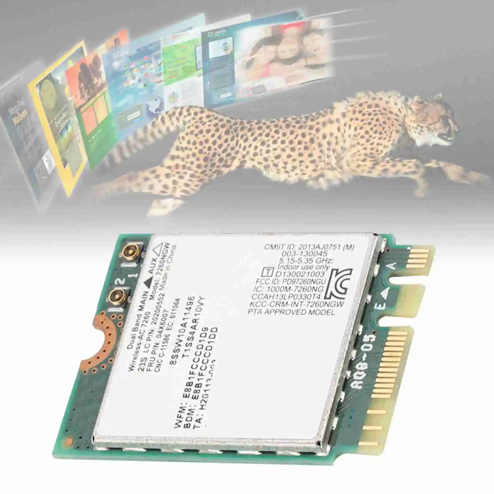 Network card for intel Dual Frequency Wireless Network Card for Intel 7260 AC 867Mbps Special for Lenovo /ThinkPad Network card - 6