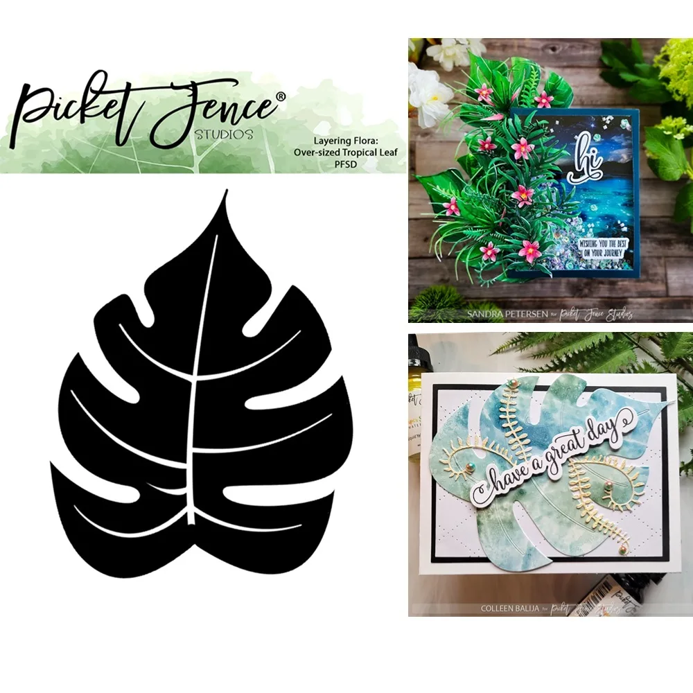 

Необычные тропические металлические Вырубные штампы, новые формы «сделай сам» для скрапбукинга, изготовления бумаги, вырубки, ремесла, шаблон, украшение ручной работы