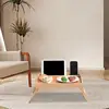 Breakfast Tray For Bed Wood Breakfast Tray With Foldable Legs Versatile Design Small Dining Table For Bed Counter Narrow Cabinet 5