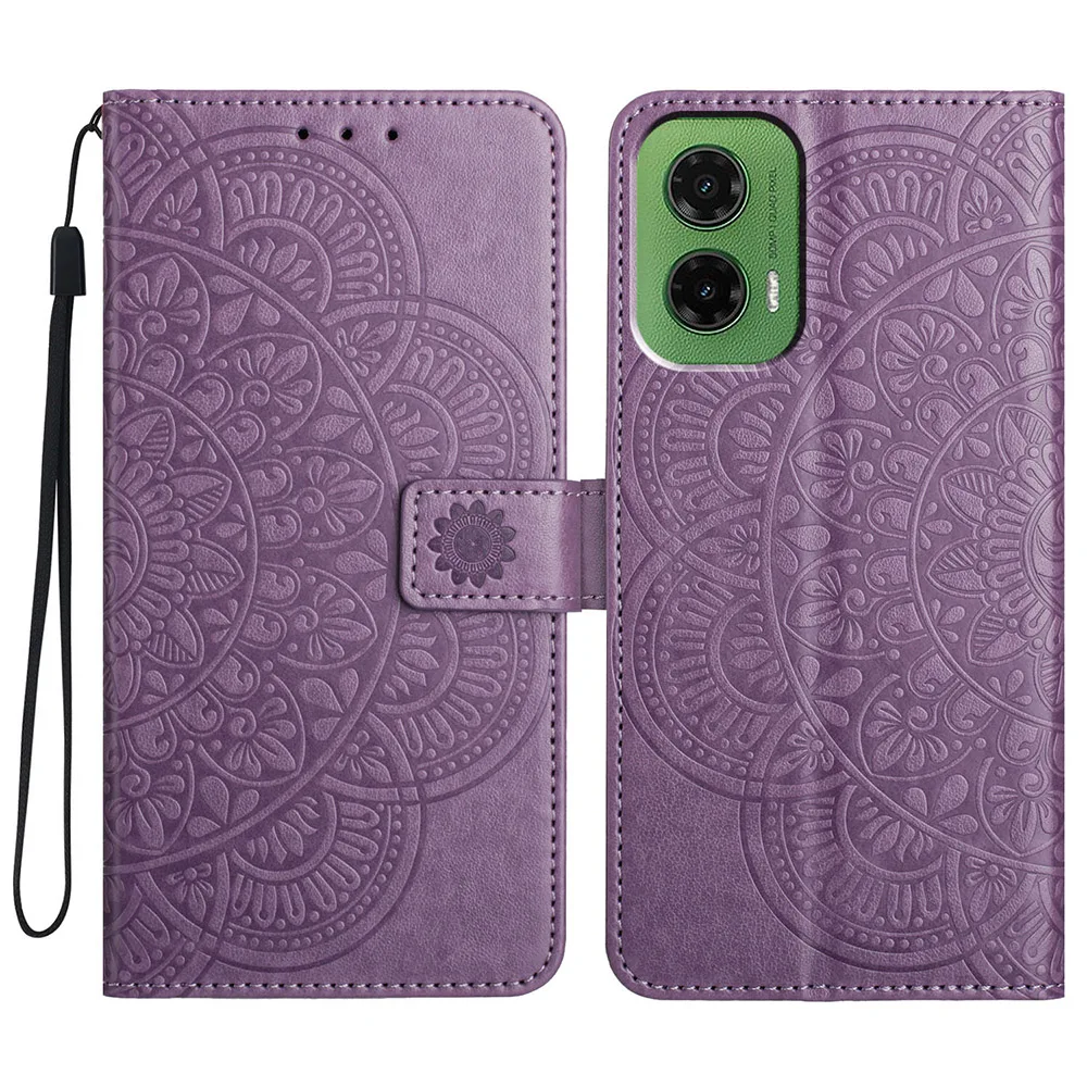 Butterfly Flower Leather Phone Wallet Case Cover Book