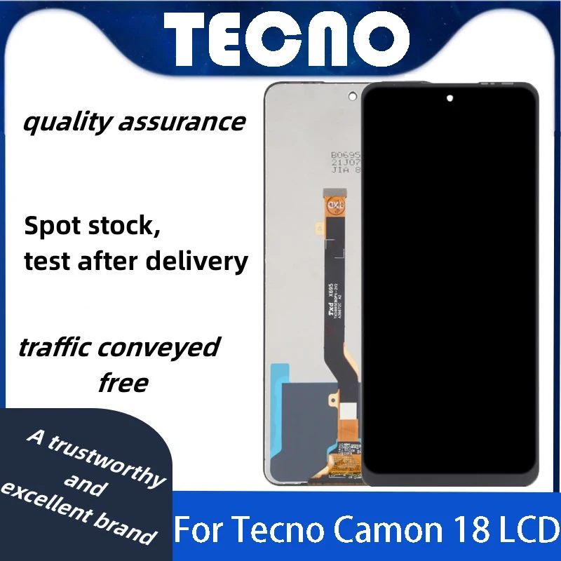 

For Tecno Camon 18 CH6n LCD Display Touch Screen Assembly Glass Digitizer Replacemen For Tecno Camon 18 LCD