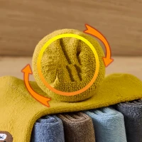 5 paires de chaussettes chaudes en peluche pour enfants, automne et hiver, chaussettes épaisses en coton pour garçons et filles de 1 à 12 ans 6