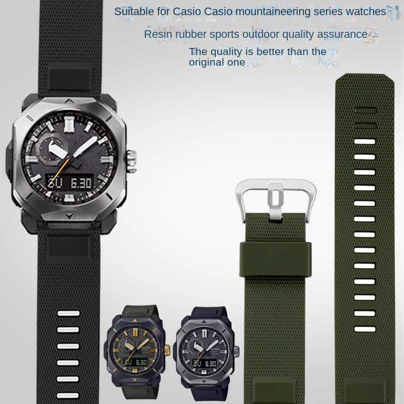 Cinturino A Sgancio Rapido Da 23Mm Per Casio Protrek Prw-6900Y Prw-6800 Prw-3400 Prw-30/60/Prw-70/Prw-50Y Cinturino Sportivo In Silicone