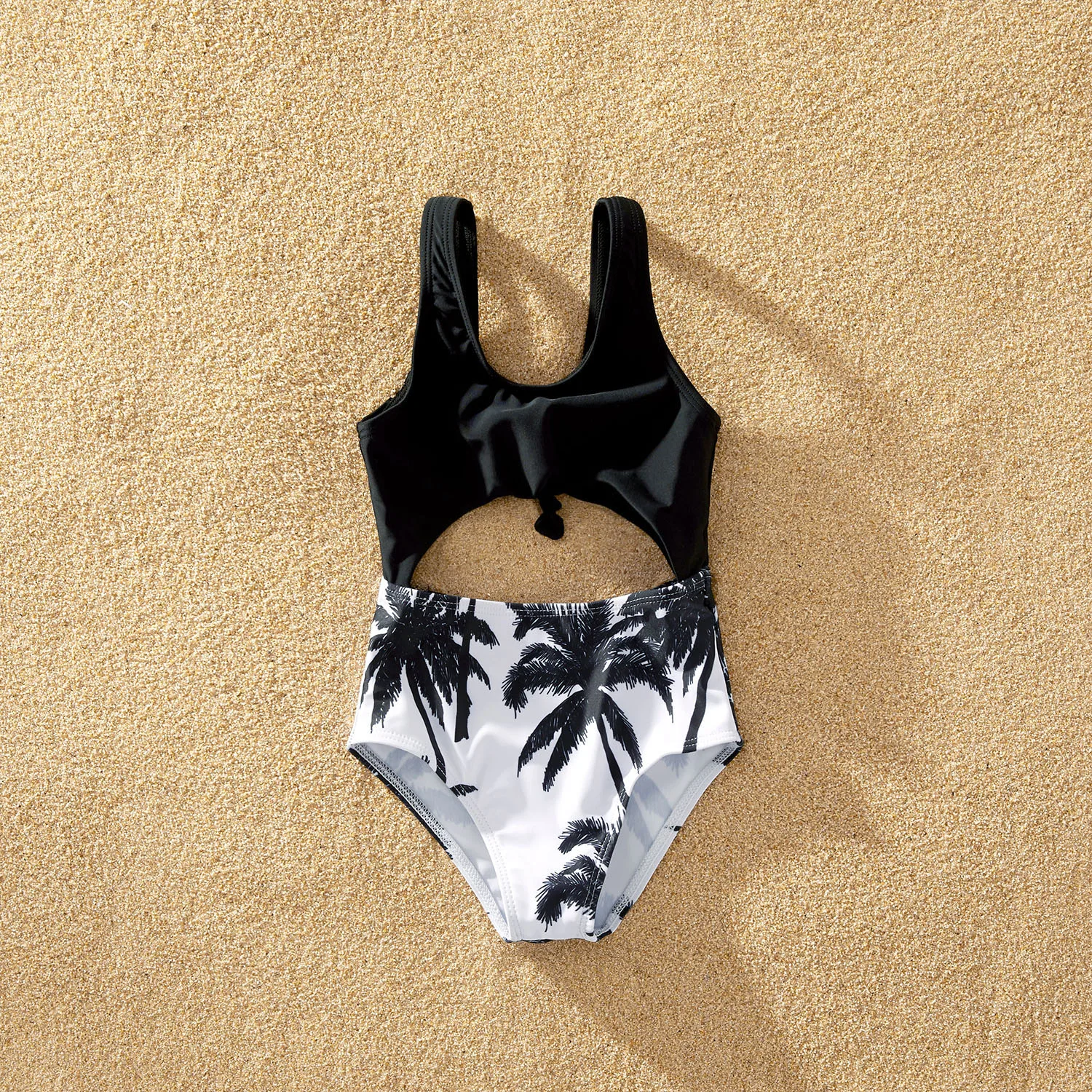 PatPat Family Look Swimwears Coconut Tree Print One-piece Couple Look 5