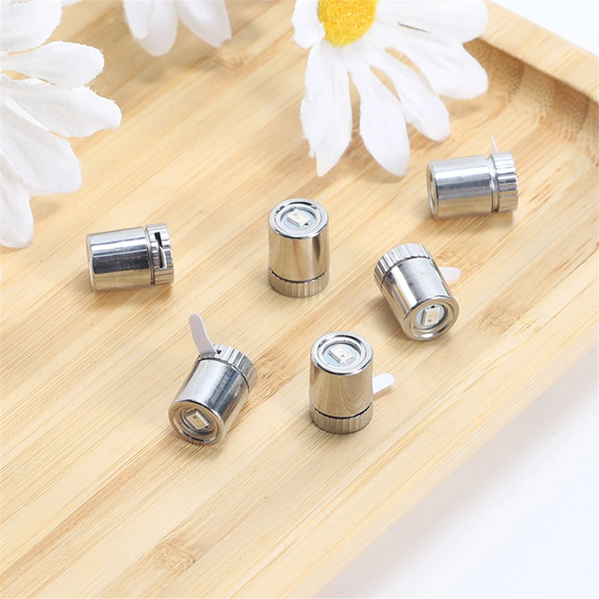 36Pcs Miniature Lights for Dollhouse,Miniature LED Lights for Handcraft,Mini Spot Battery Operated(Warm White)