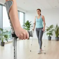 Coussinets de confort pour poignées de béquille, antidérapants, avec amorti doux pour la marche longue distance et l'aide à la mobilité 3