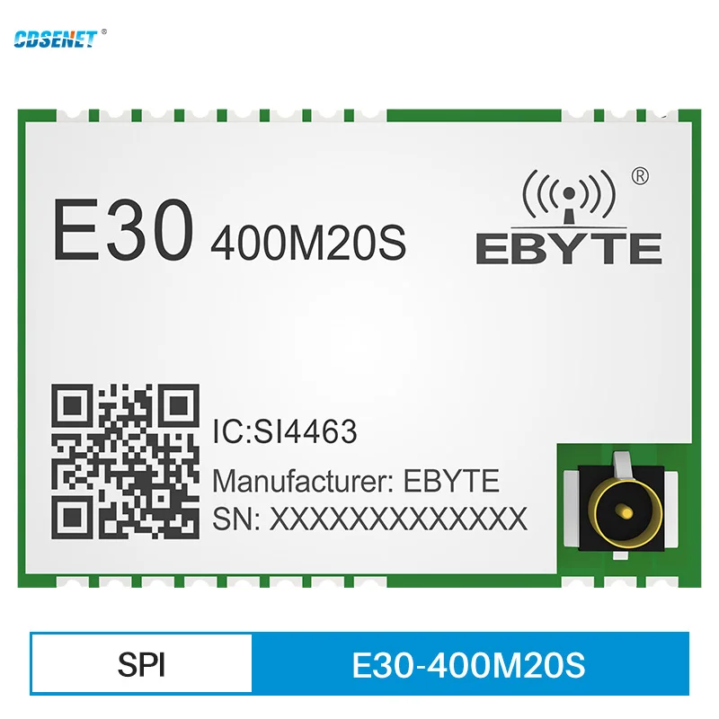 2pcs SI4463 433MHz RF Wireless Module SPI Long Distance 2.5Km 20dBm IPEX for Smart Home WEAR VR RFID CDSENET E30-400M20S(4463) 2pcs lot click image to open expanded view rfid rc522 rf ic card sensor rfid reader module 13 56mhz for arduino