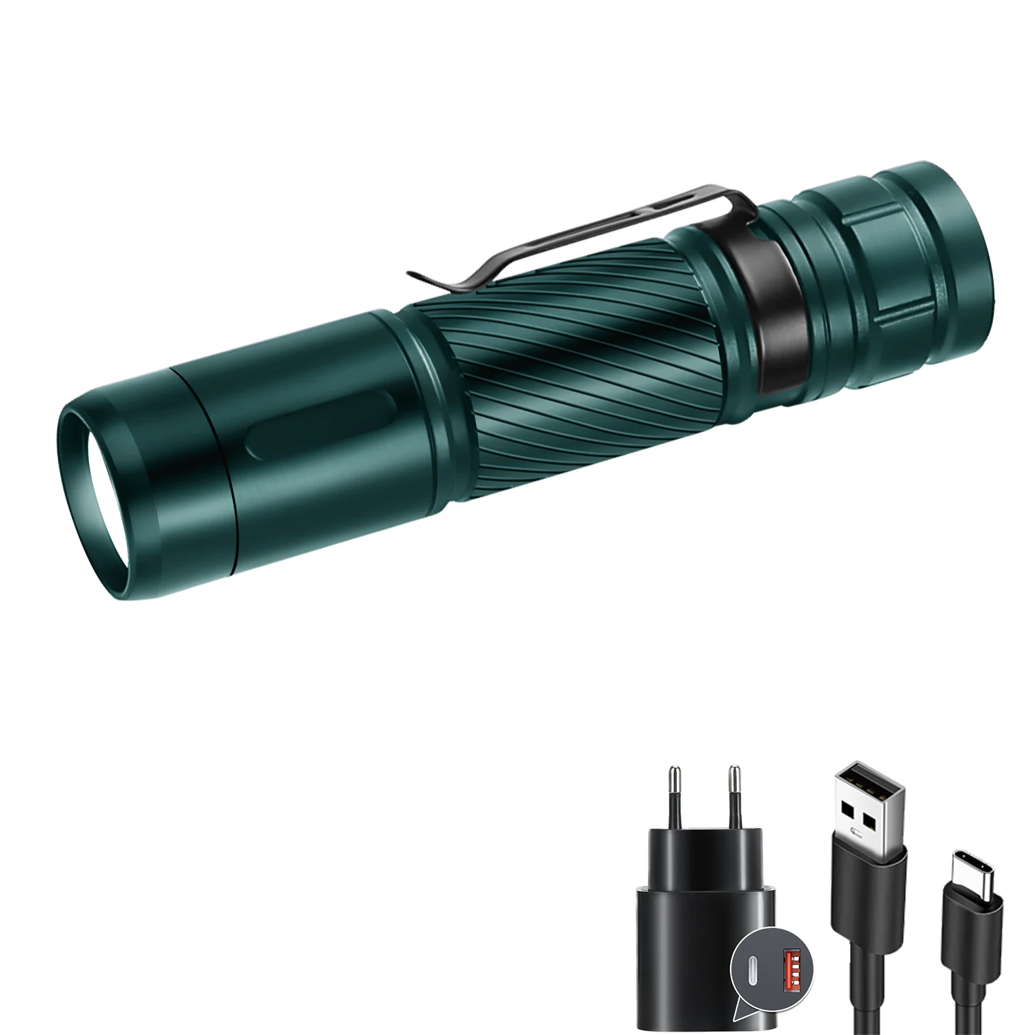 Green with EU plug