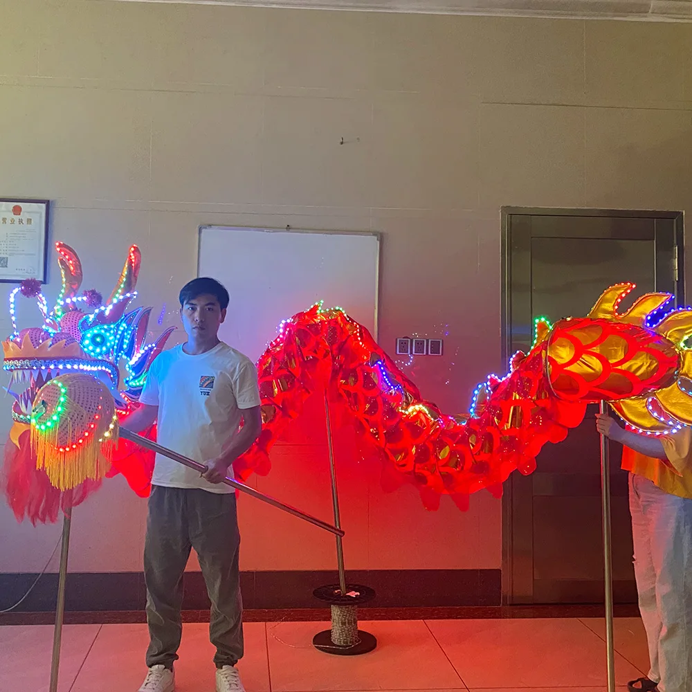 Led Light Dragon Dance Lion Dance Puntelli Bar Wine Atmosphere Festival Celebrazione Con Glow-In-The-Dark Dragon Light Dragon