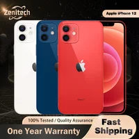 Original Apple iPhone 12 5G Mobile Phone Face ID 64GB/128GB NFC 6.1" Super Retina XDR OLED A14 IOS Hexa-Core iphone 12