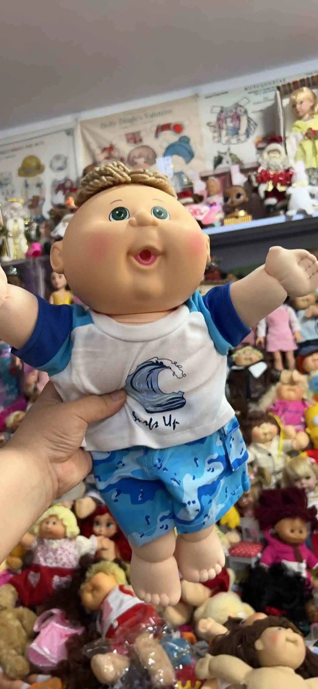 thumbnail image 1 of En existencia Muñeca Cabbage Patch original Muñeca de vinilo Linda Muñeca de algodón PP Cambiante Juguete Cabbage Patch Kid Amigos Regalo de cumpleaños, 1 of 5