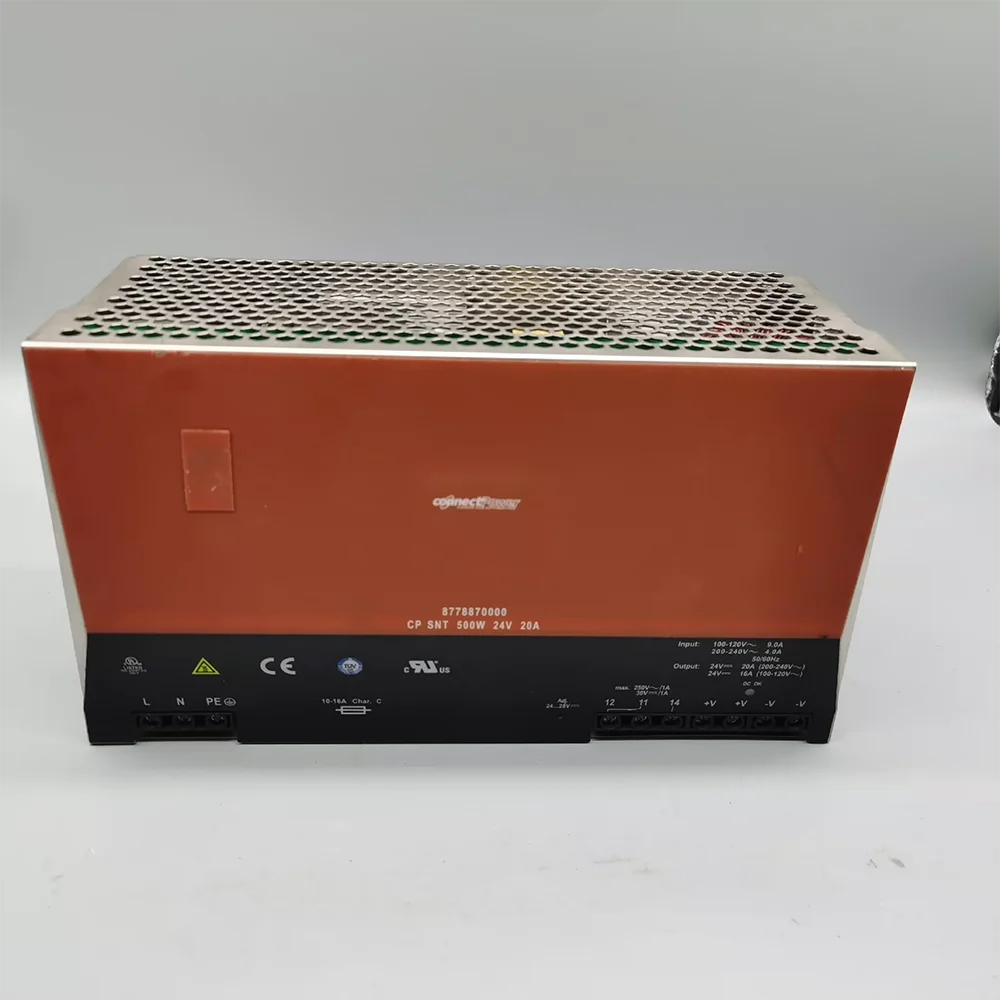 New Switching Power Supply 8778870000 CP SNT 500W 24V 20A For Weidmuller 5 New Switching Power Supply 8778870000 CP SNT 500W 24V 20A For Weidmuller - Image 3