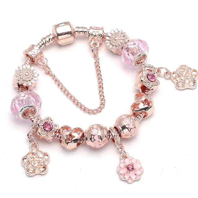 BAOPON-Bracelets à breloques coeur d'amour pour femme, perles Marano bricolage, bracelet fin, bijoux de mariage pour femme, amoureux, 2024