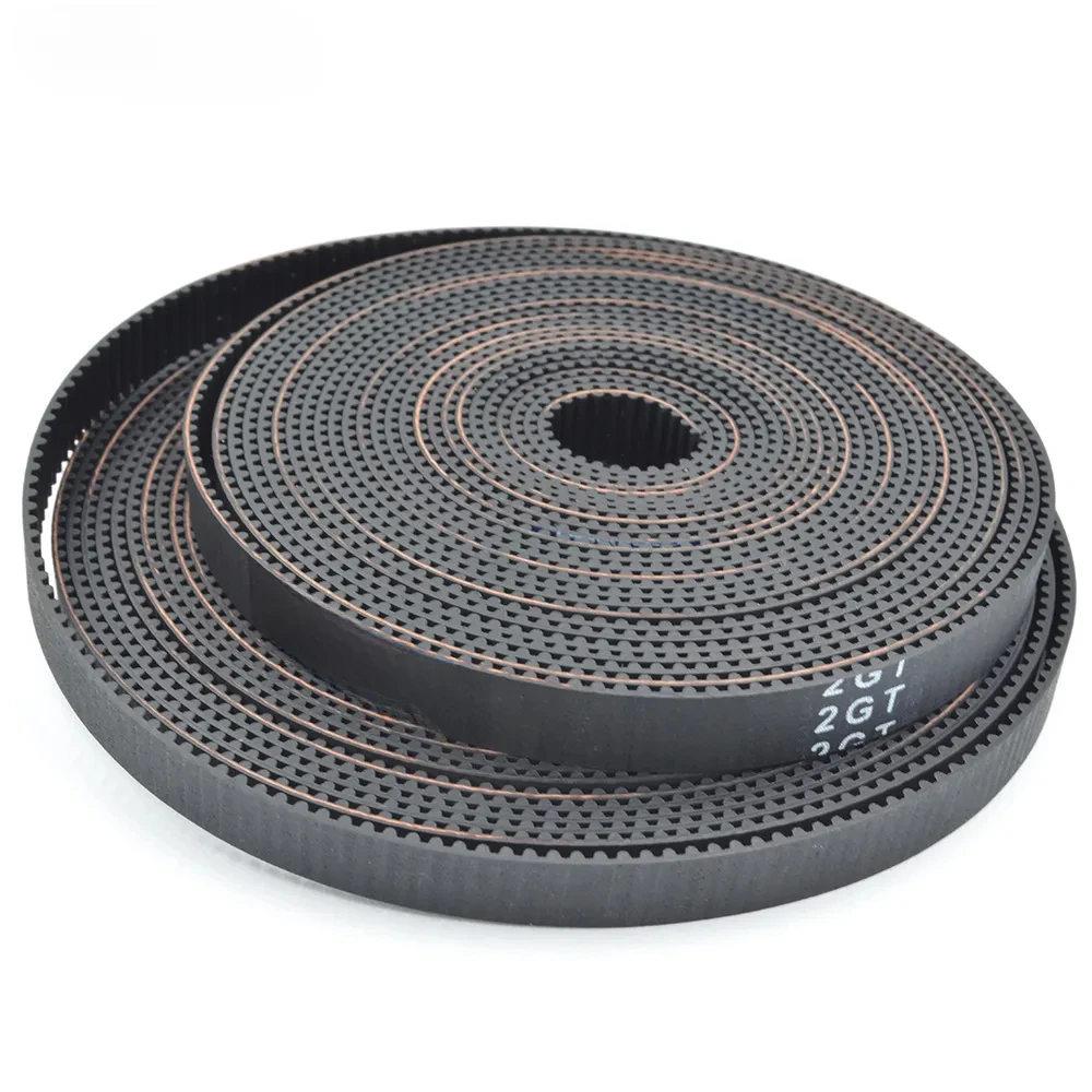 

2MGT 2M 2GT Open Synchronous Timing Belt Width 3/6/9/10/15mm Rubber Samll Backlash GT2 2GT-3/2GT-6/2GT-9/2GT-15 3D Printer