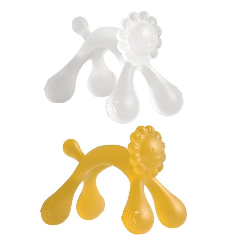 

Милая детская игрушка для прорезывания зубов в форме льва, силиконовые прорезыватели, жевательная игрушка, не содержит BPA, для