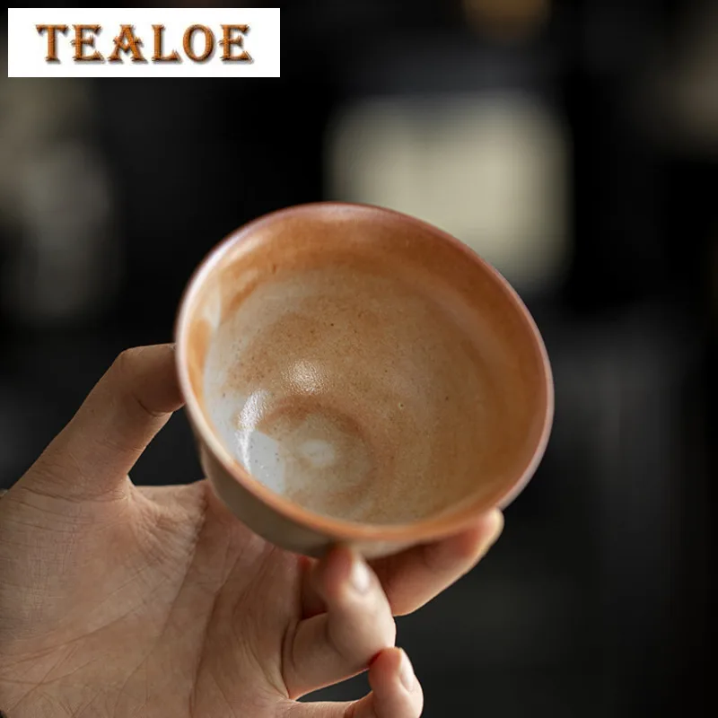 120ml Japanese Zhiye Wood-fired Porcelain Gaiwan Creative Kiln Change Tea Tureen Tea Maker Cover Bowl With Lid Teaset Craft Gift