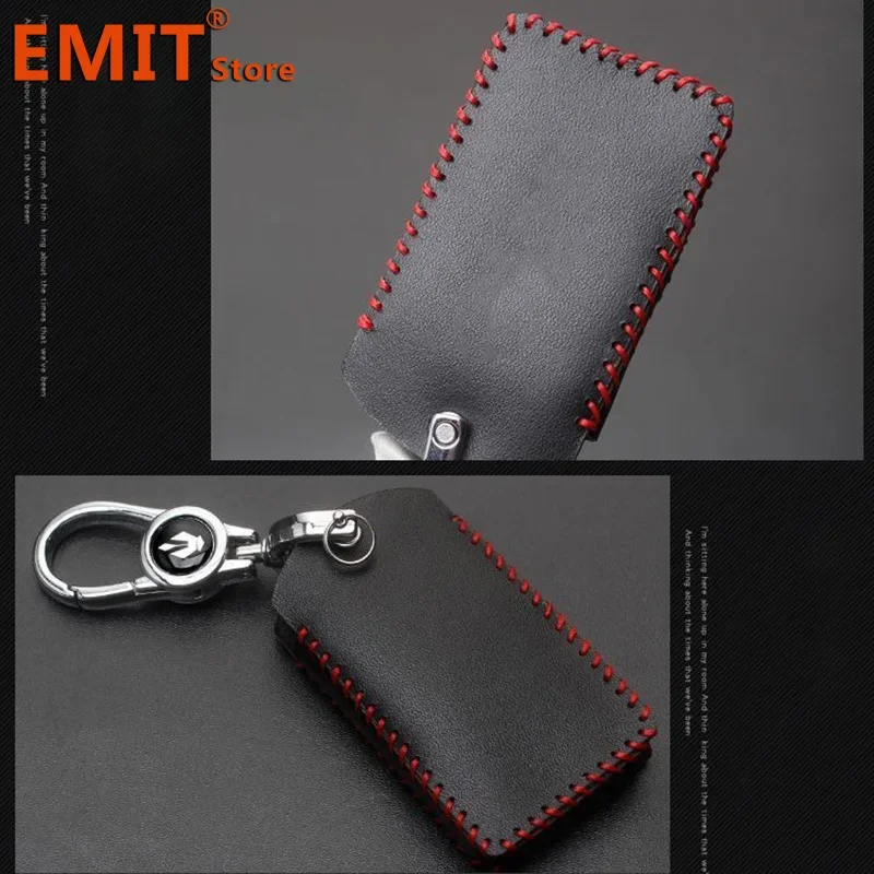 Volvo EX30 Car Key Case Remote Protection Cover Bag Shell Keychain Ring Holder Fob Accessories Handmade Genuine Leather