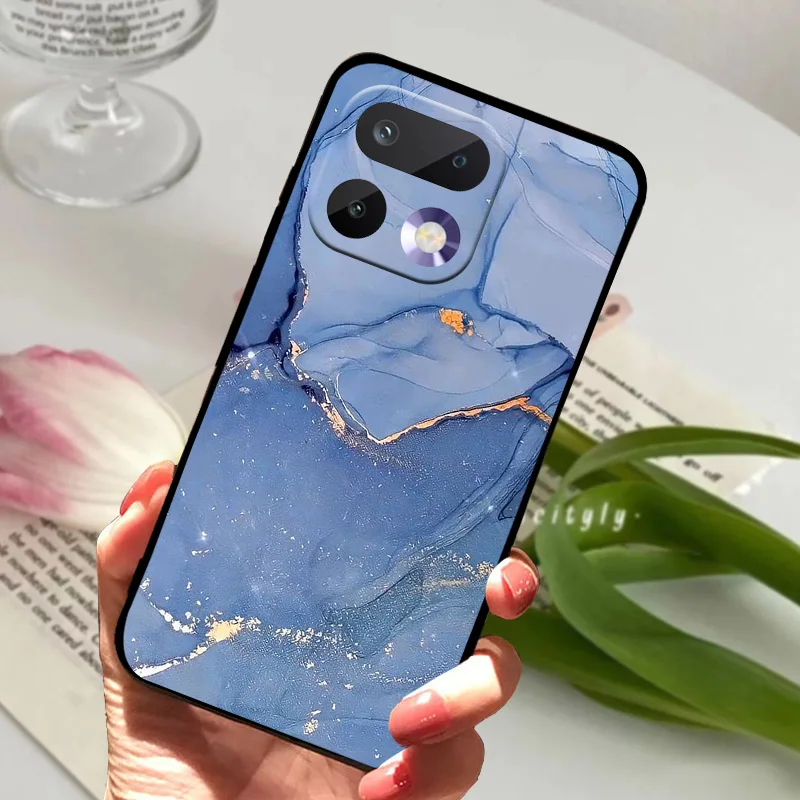 Luxury Marble Soft Silicone Shockproof Phone Case - Fashionable Protective Shell