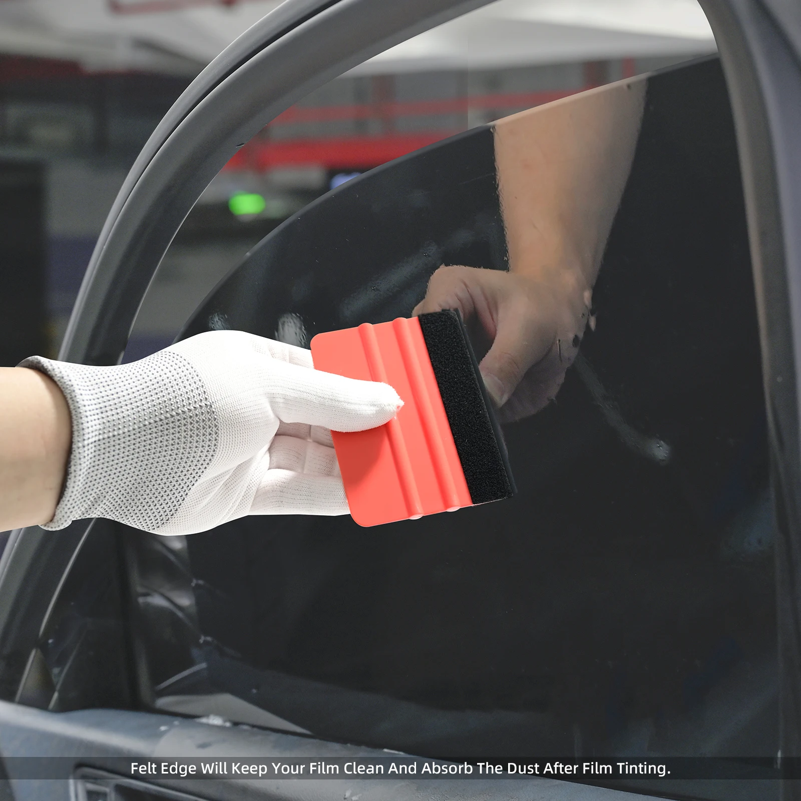 No-Scratch Felt Scraper Auto Styling Wrapping Vinyl Car Squeegee Window Water Wiper Glass Tint Carbon Film Applicator FOSHIO
