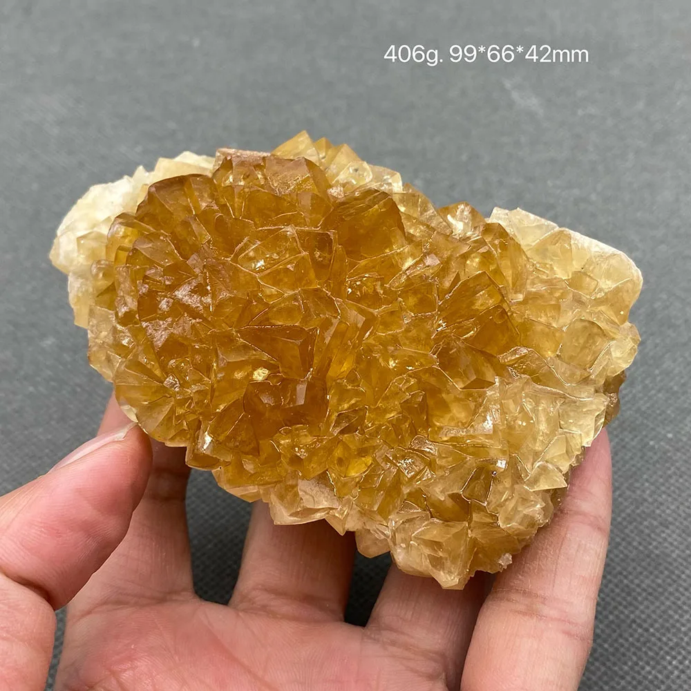 100% natural Orange Amber Calcite mineral specimen stones and crystals healing crystals quartz gemstones