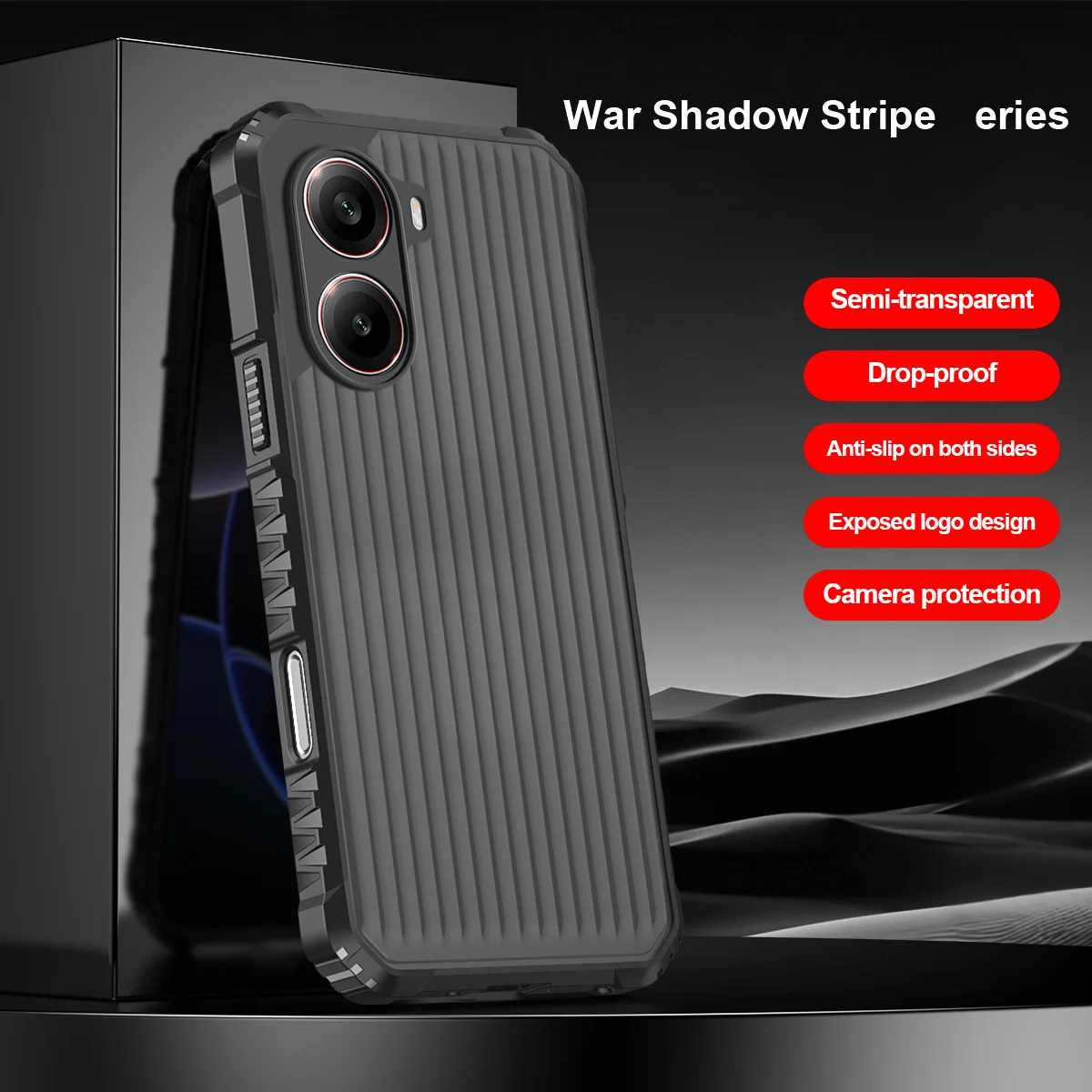 Enhanced Armor Shockproof Phone Case - Durable Hard Back Protective Cover