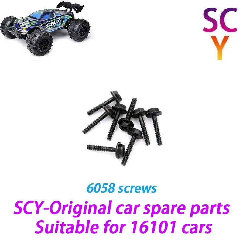 

Оригинальные запчасти для радиоуправляемых автомобилей SCY 16101 1/16 6058, винты 16101, подходят для автомобилей SCY 16102 16103