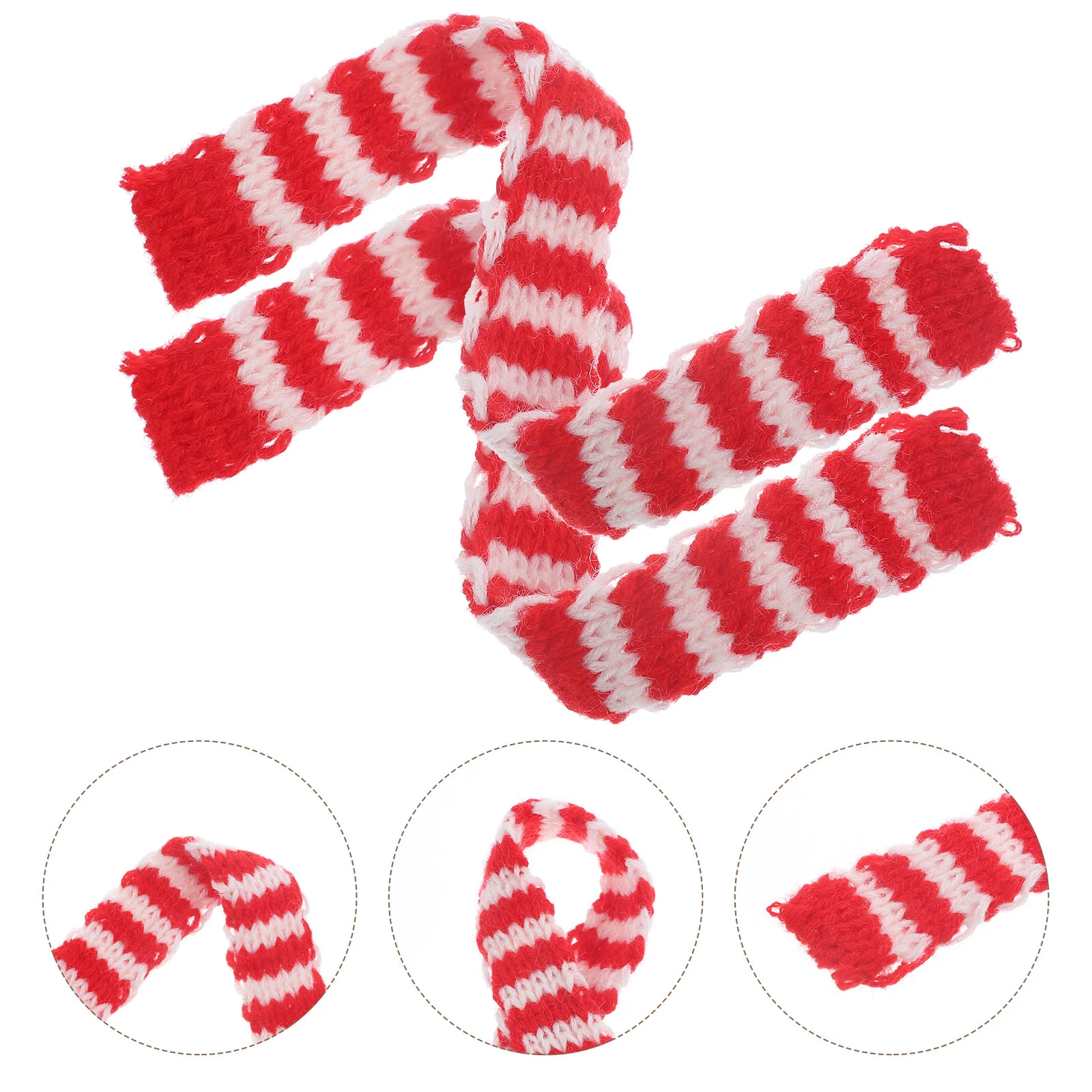

Creative Mini Scarves Delicate Toy Figurine Scarves Party Decorations