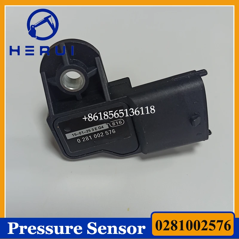 

EC210 EC240 EC290 Excavator Intake Manifold Pressure Sensor 0281002576 0 281 002 576 20524936