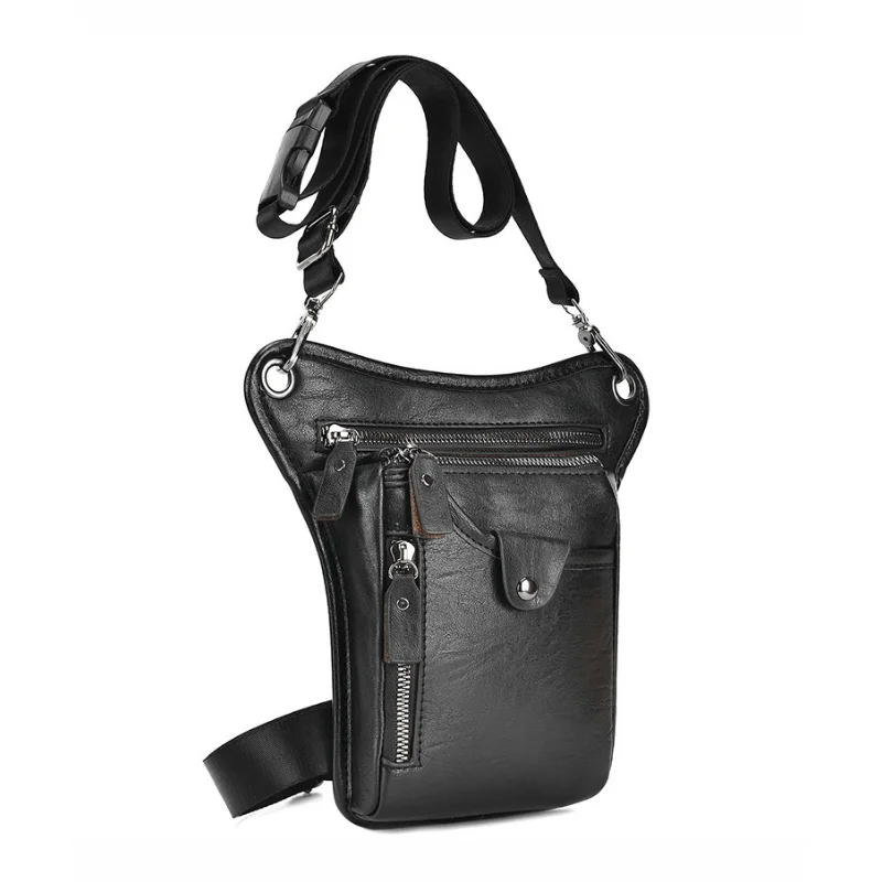 PU Waterproof Leg Waist Bags Portable Molle Shoulder Waist Pack Funny Outdoor Hiking Motorcycle Waist Bag Leg Bag