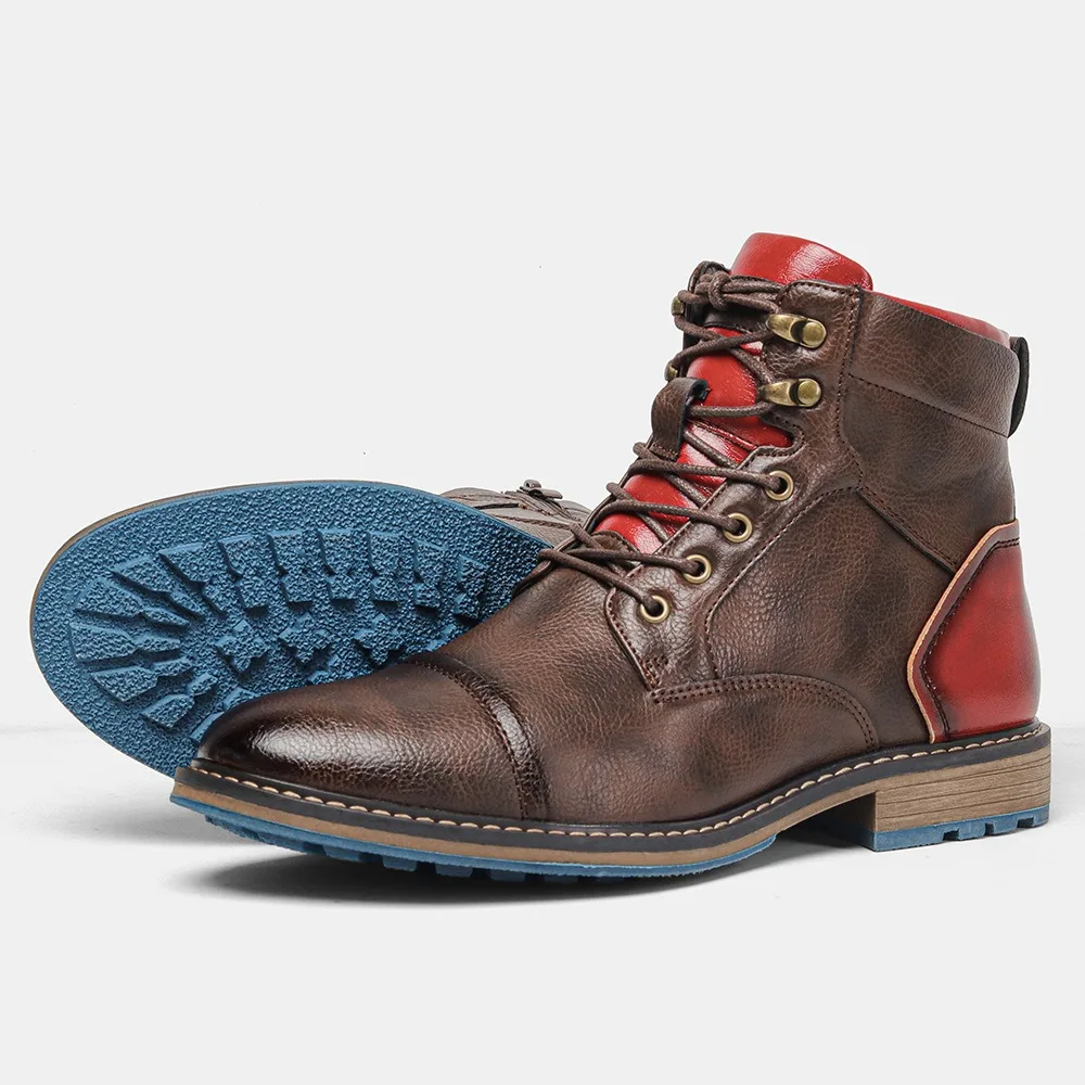 Onsoyours Bottes Courtes Rétro pour Femmes Vintage Fashion Casual Chaussures Plates Bottes d'automne et d'hiver Bout Rond à Franges Pompon Shoes Bottes A Bleu 34 EU