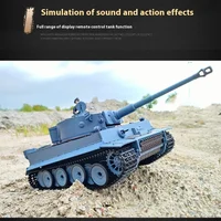 2.4g Remote Control Tank Camouflage Tiger Heavy Remote Control Tank  Emission Sound Mimicking The Real Model Boy Birthday Gift 2