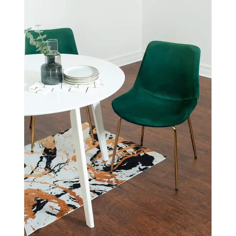 White Round Dining Set 3